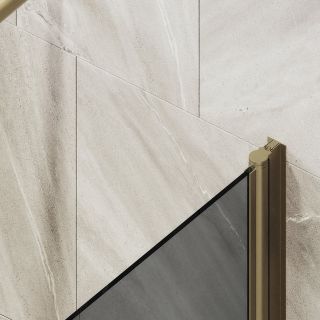 Шторка на ванну MaybahGlass MGV-785-2 70см бронза